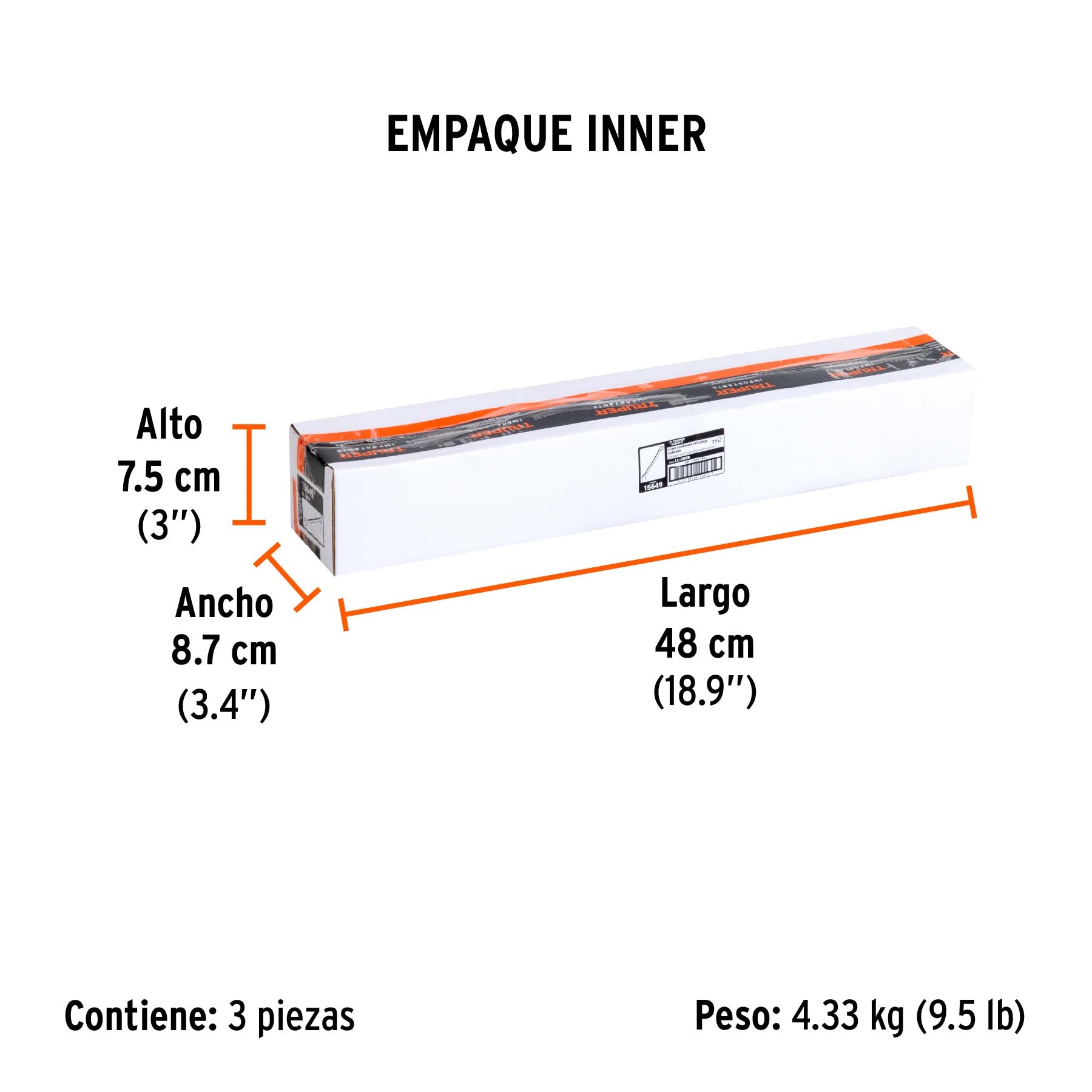 Llave combinada, extralarga, 1-9/16" x 548 mm