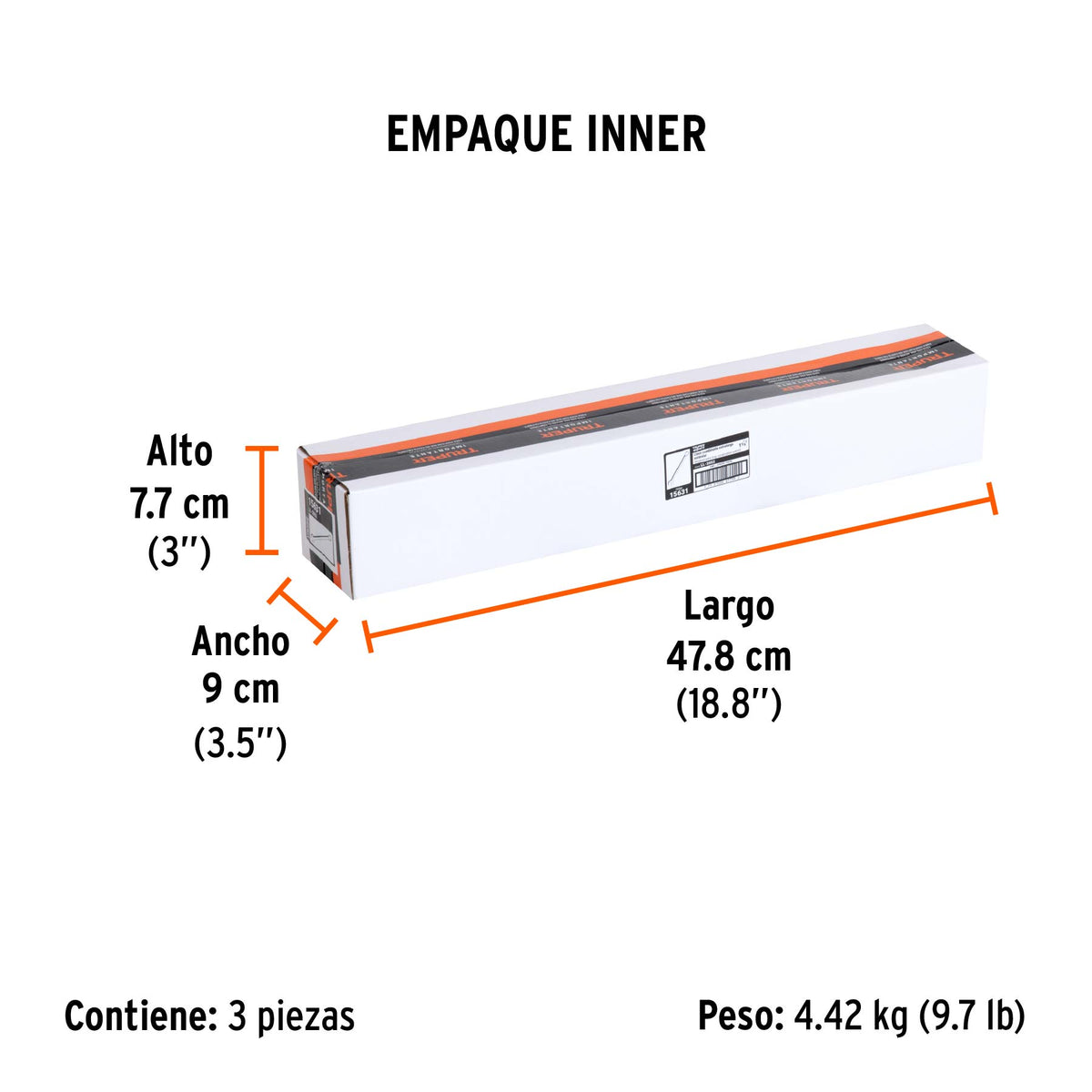 Llave combinada, extralarga, 1-5/8" x 548 mm