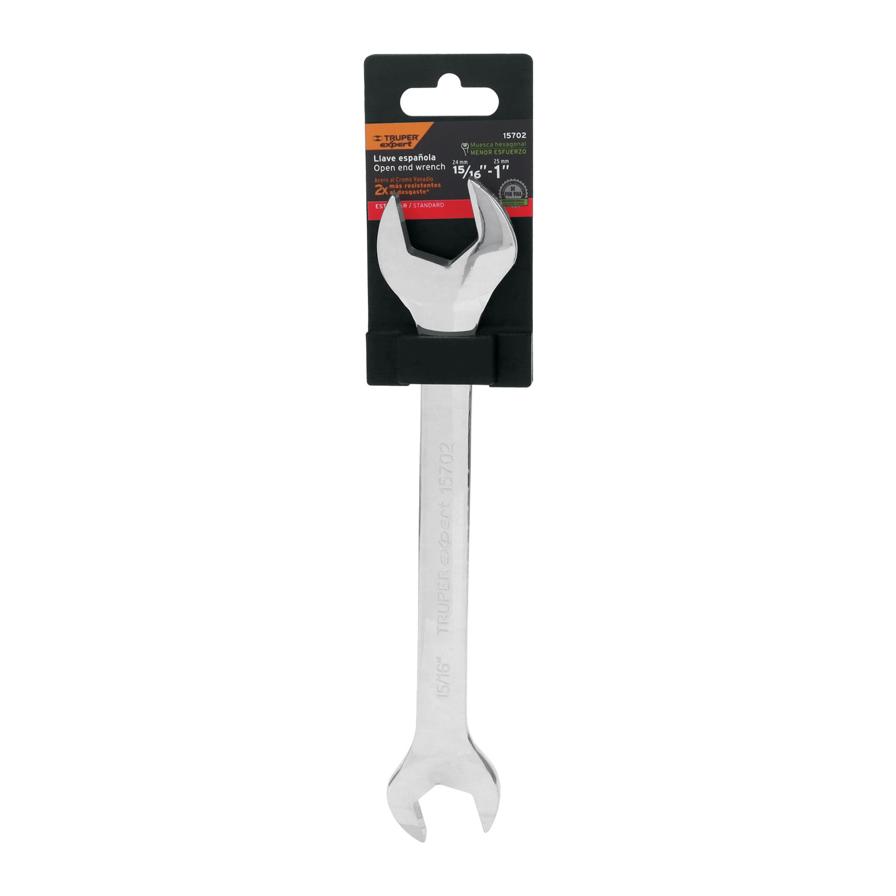 Llave española, 15/16 x 1" x 247 mm