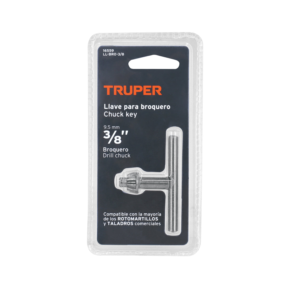 Llave para broquero, 3/8"