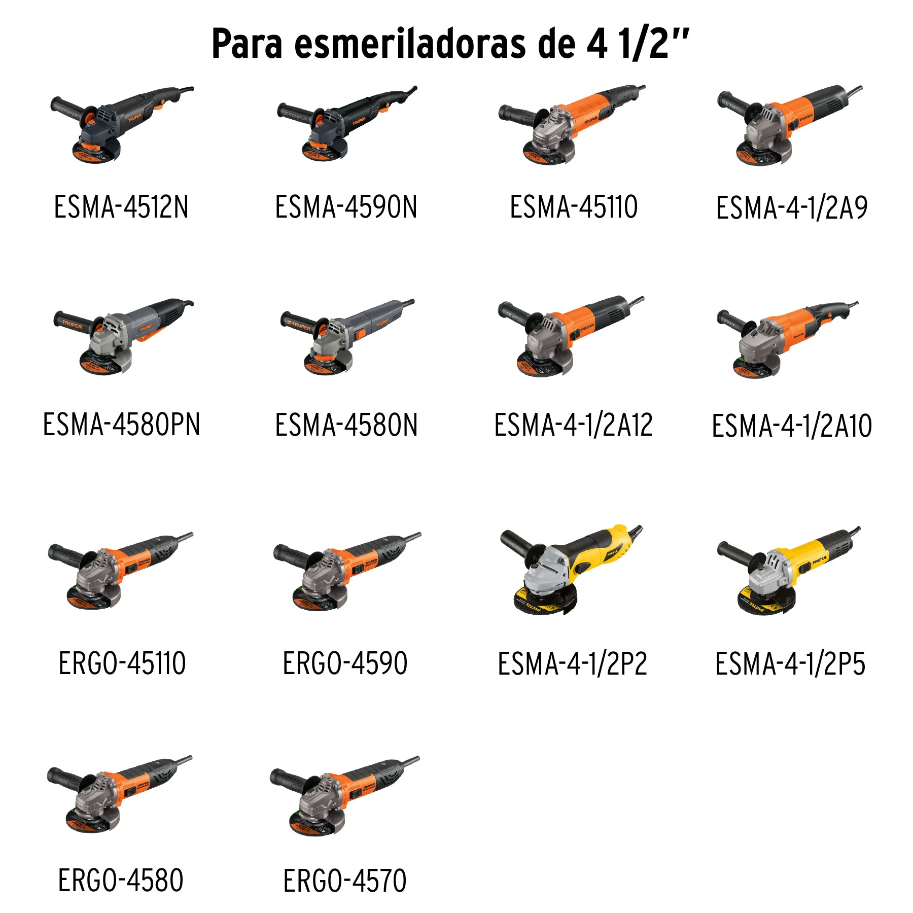 Llave de repuesto para esmeriladoras de 4 ½', Truper
