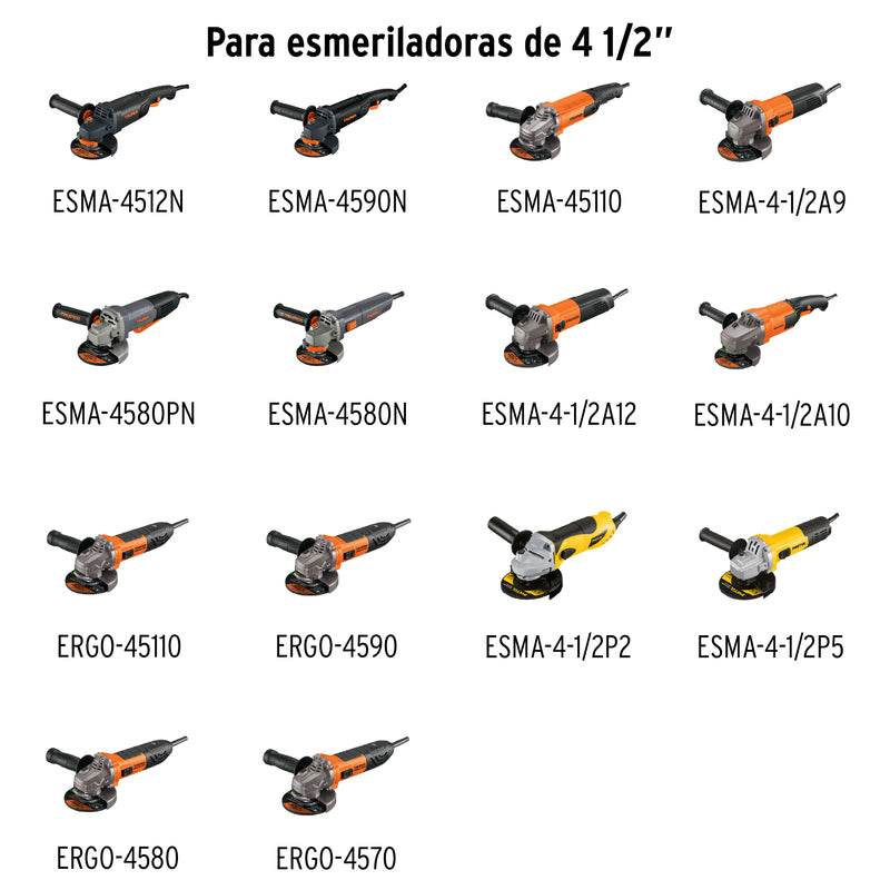 Llave de repuesto para esmeriladoras de 4 ½', Truper