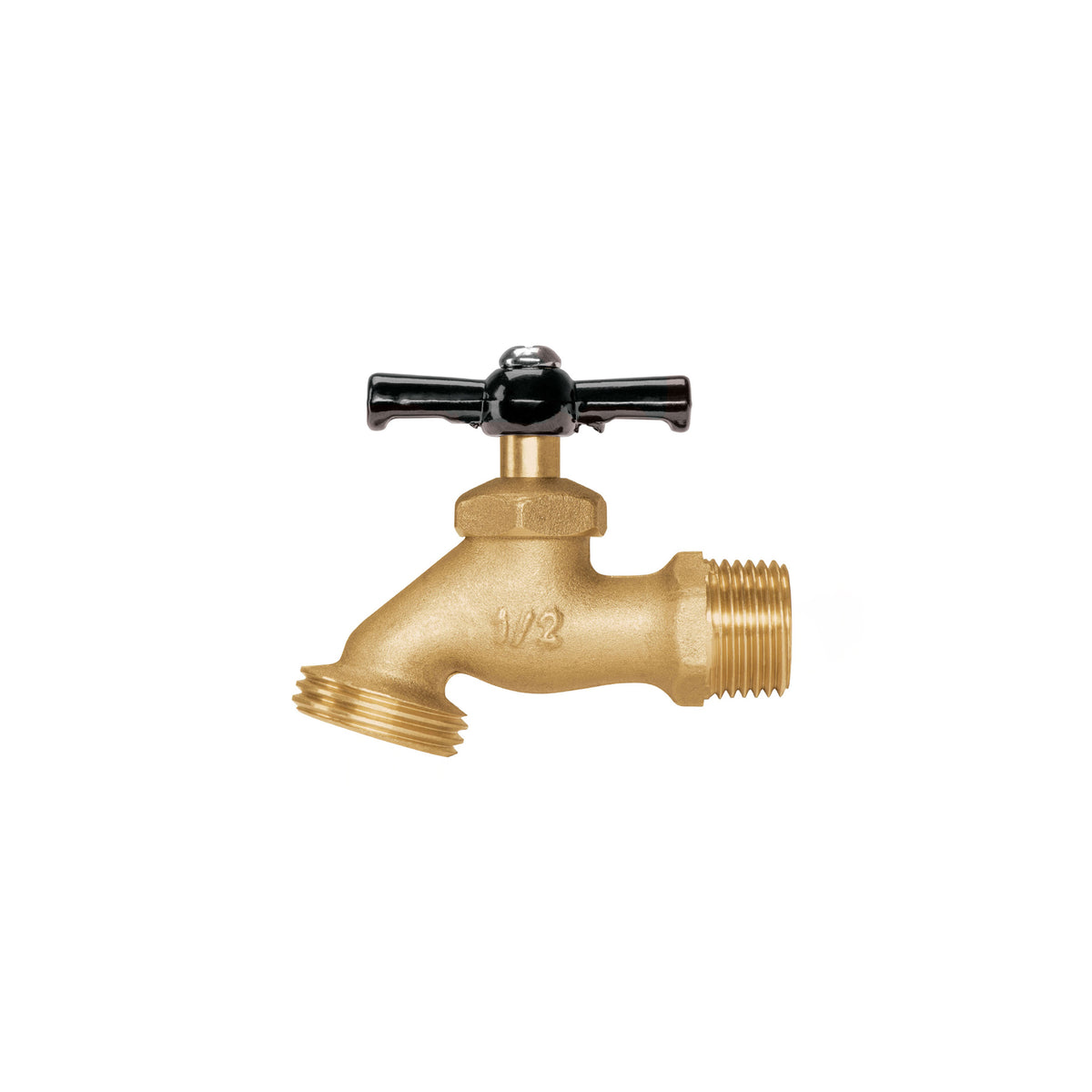 Llave para manguera, de latón 1/2"", 100 g, Pretul