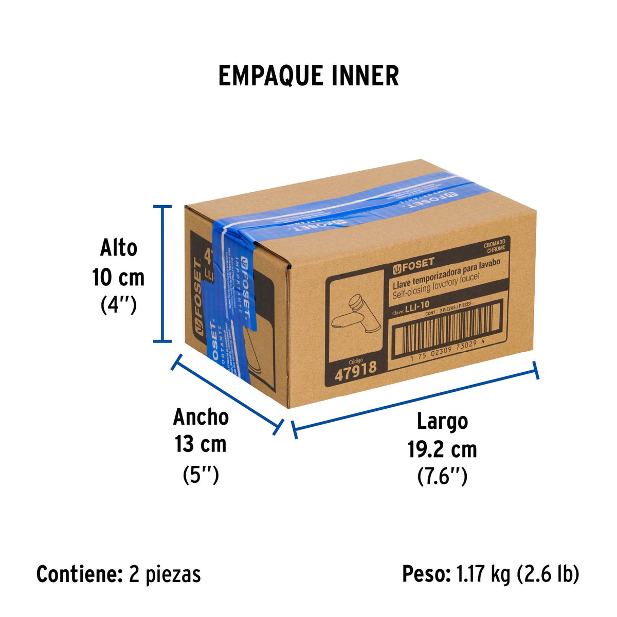 Llave temporizadora para lavabo, Foset