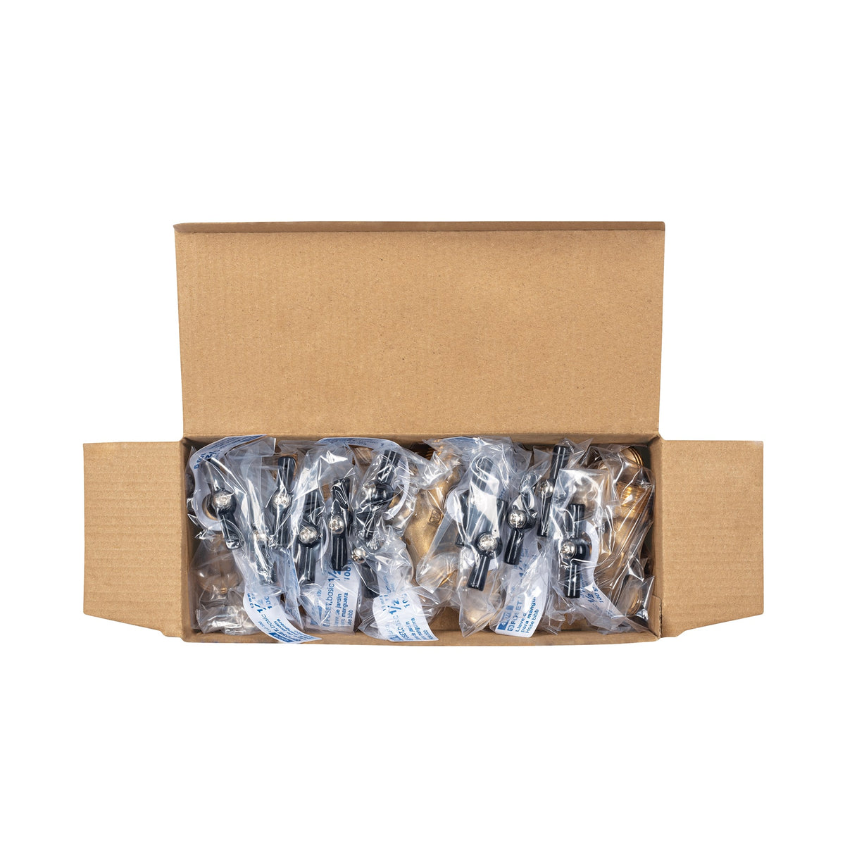 Llave para manguera, latón, 100 gr, 1/2", Foset Basic