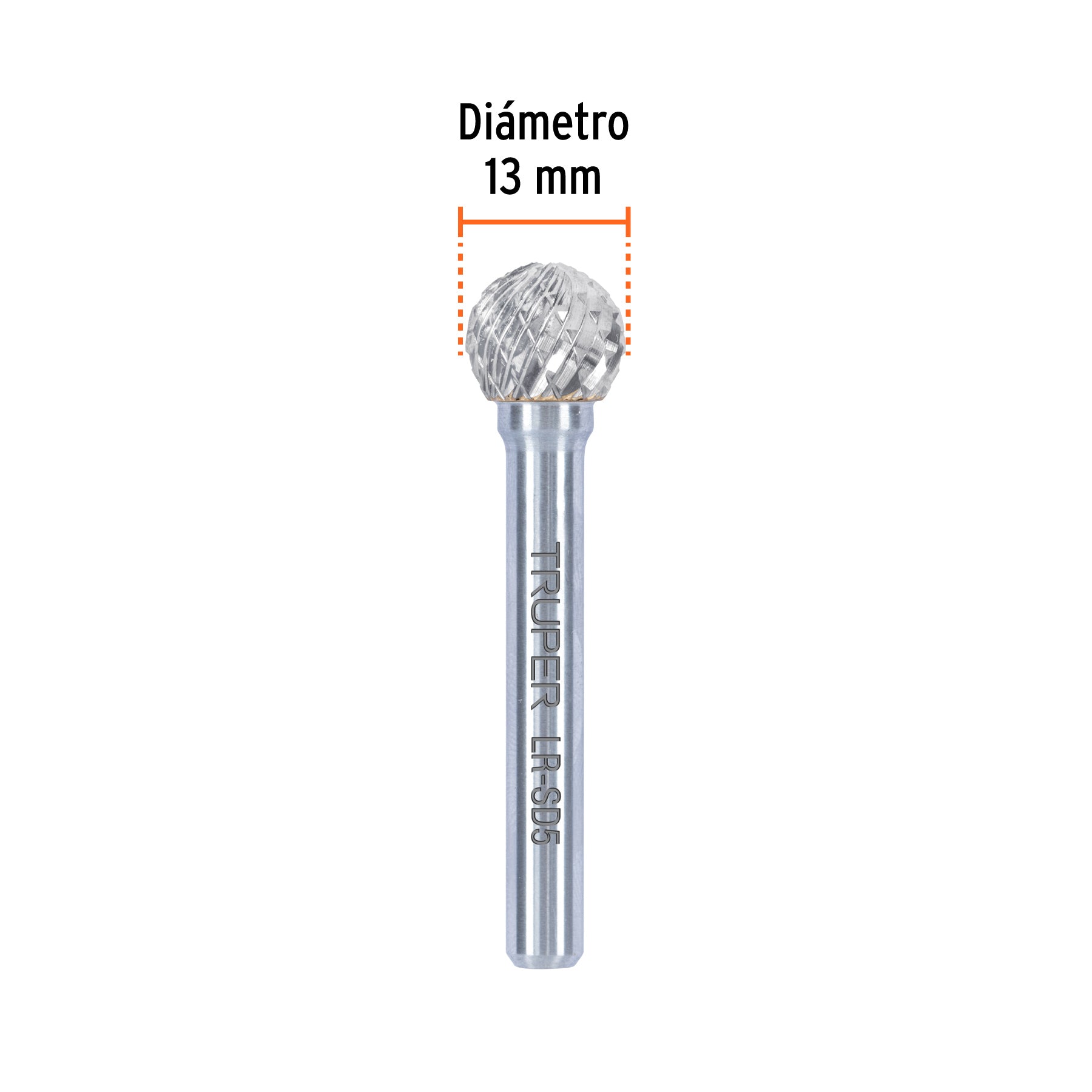 Lima rotativa esférica 1/2, SD-5, TRUPER