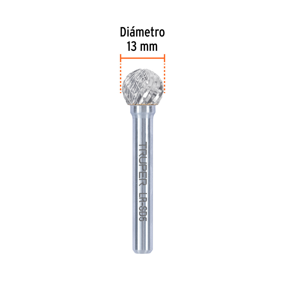 Lima rotativa esférica 1/2, SD-5, TRUPER