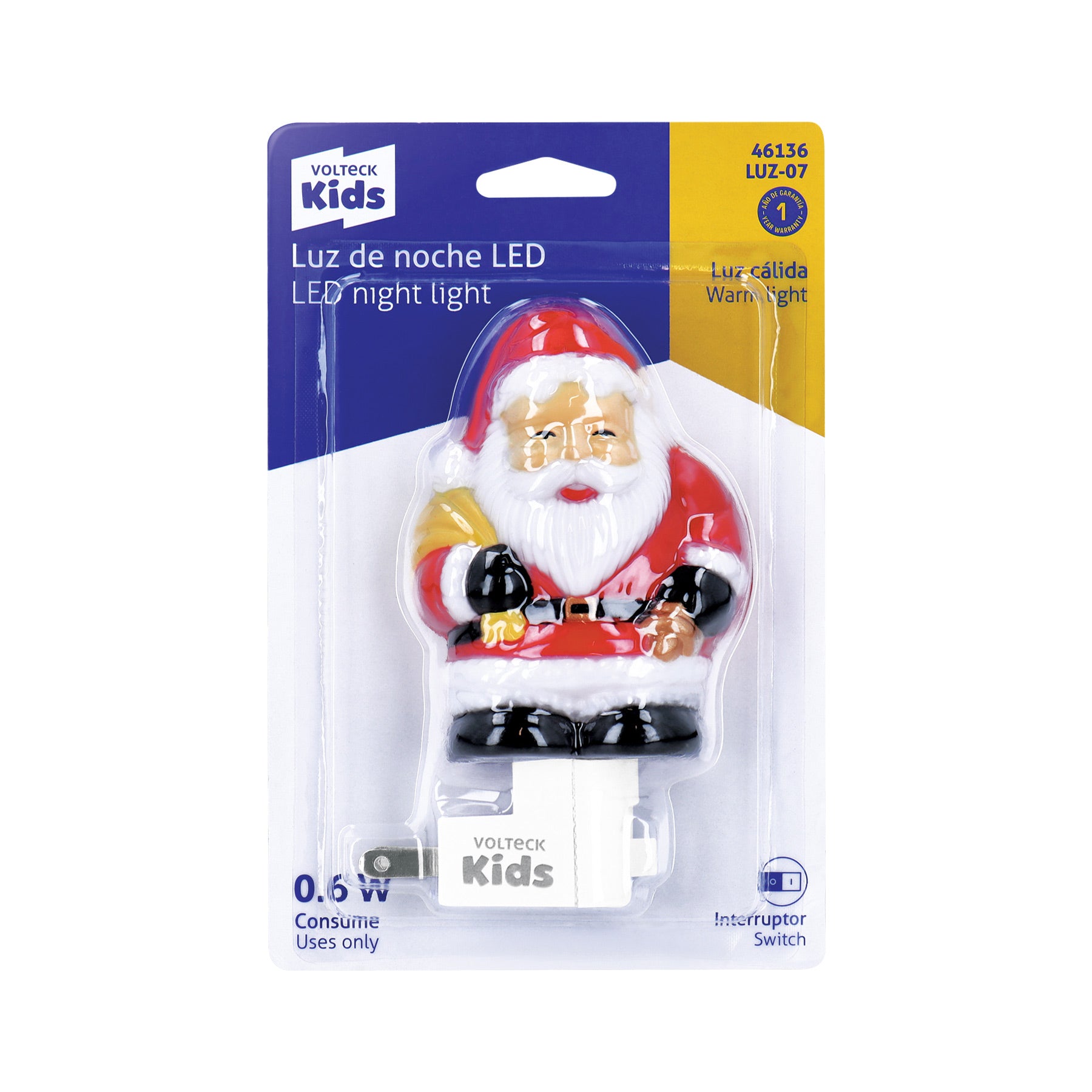 Luz de noche, Santa Claus