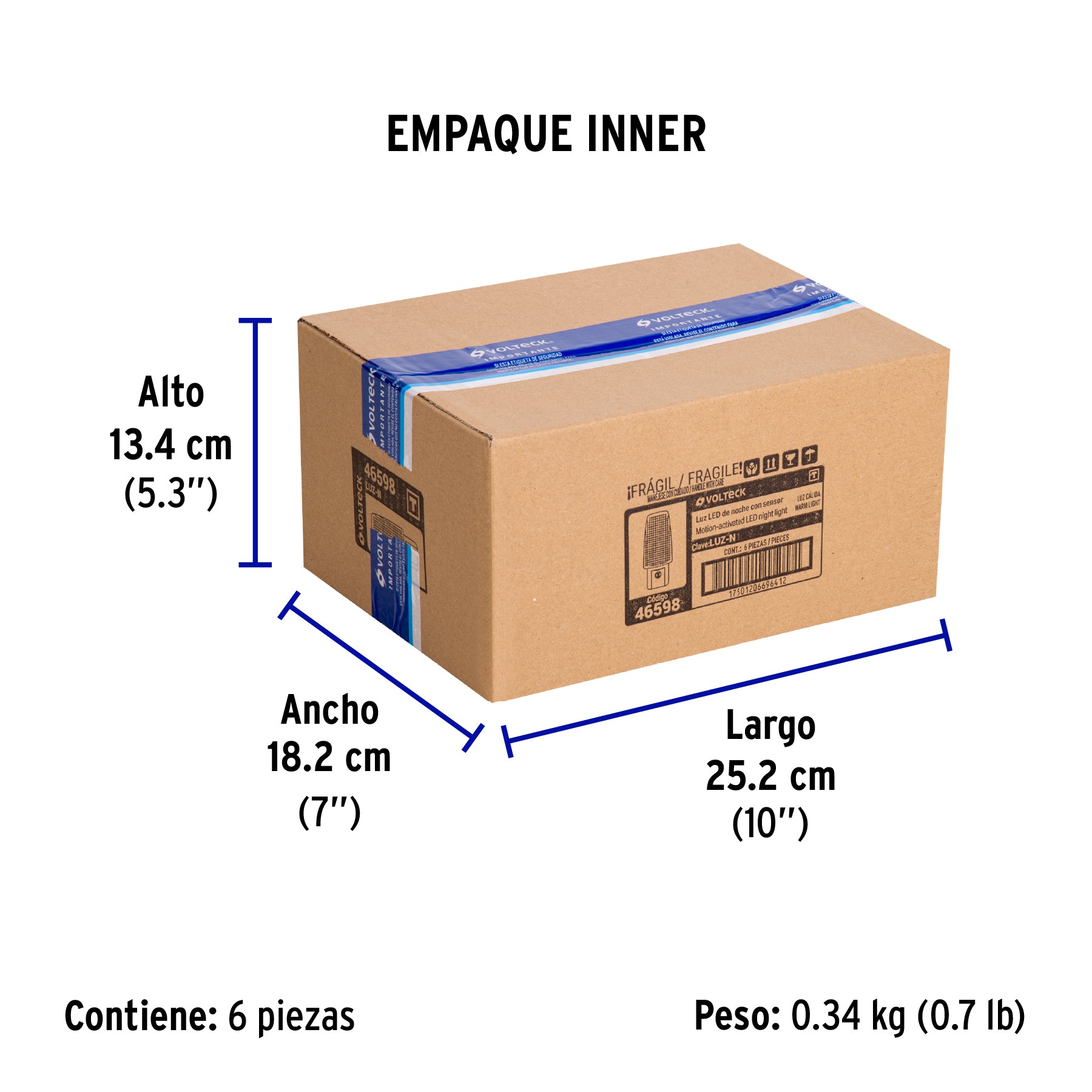Lámpara de luz de noche con sensor