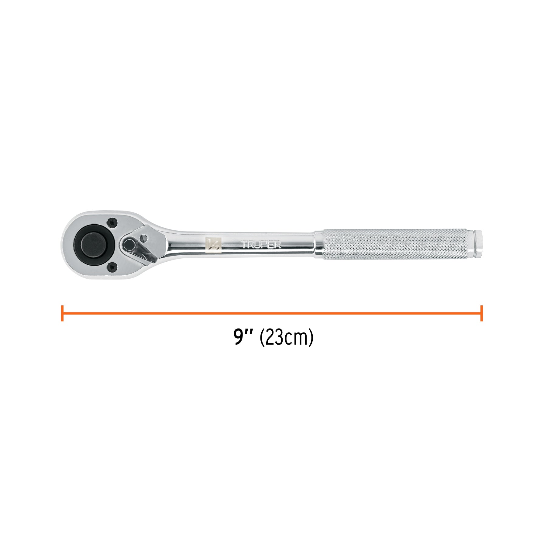 Matraca liberación rápida, cabeza de pera, cuadro 1/2"