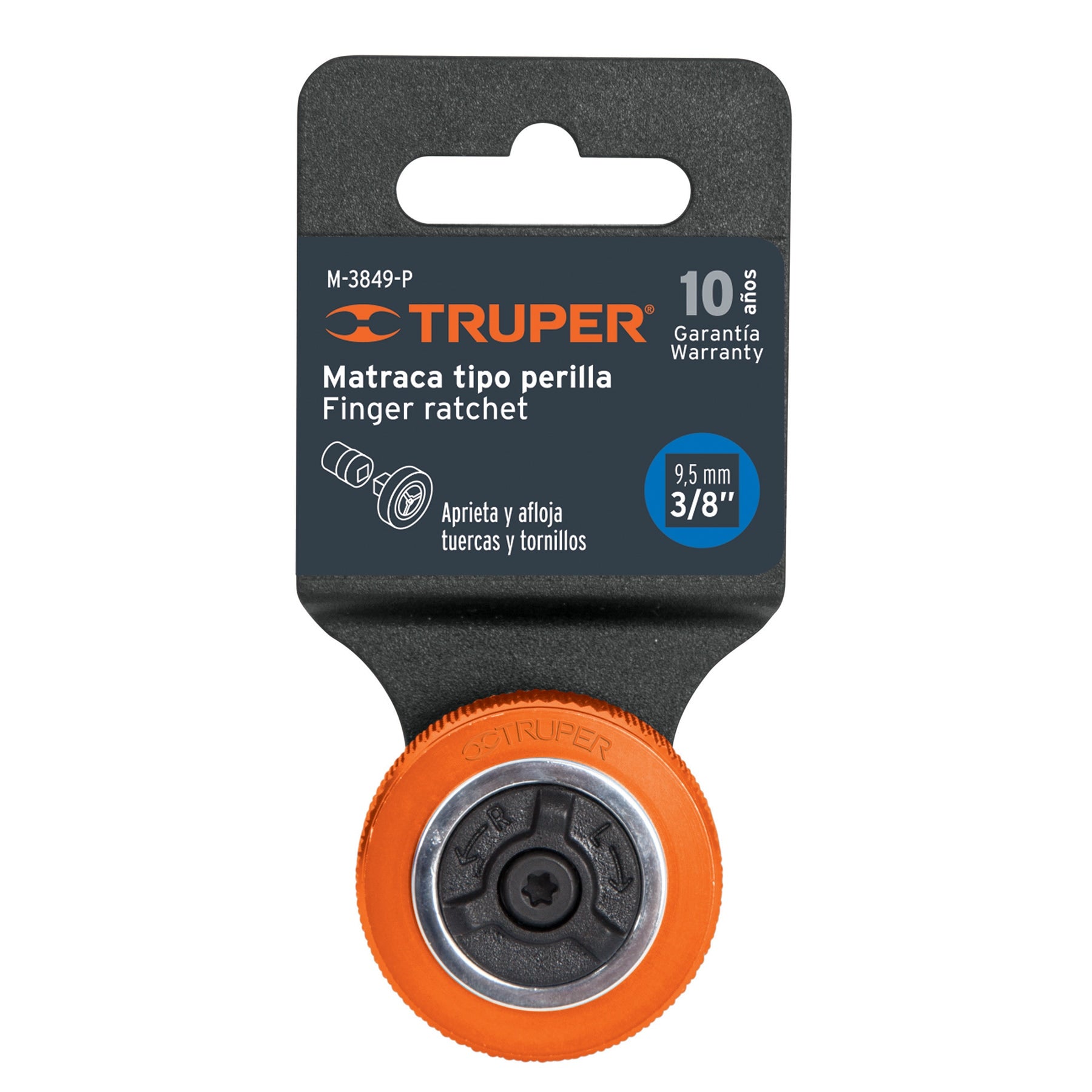 Matraca tipo perilla, cuadro 3/8"