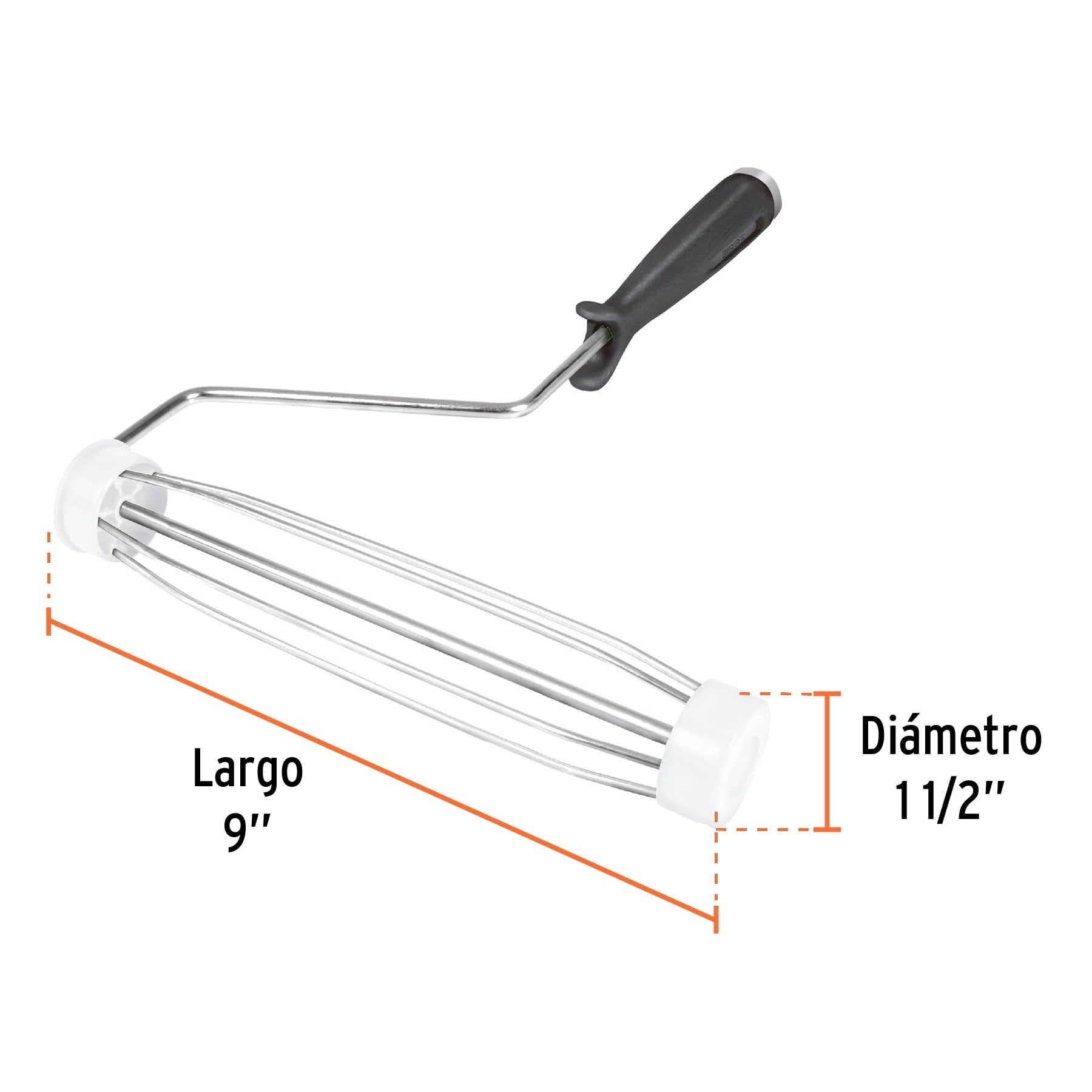 Maneral para rodillo para pintar 9" x 37 mm