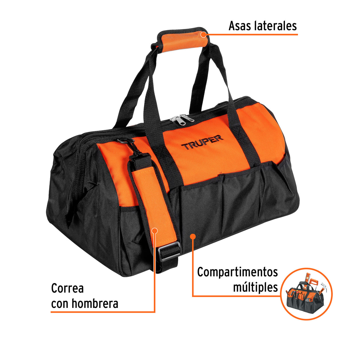 Maleta flexible portaherramienta de 20"