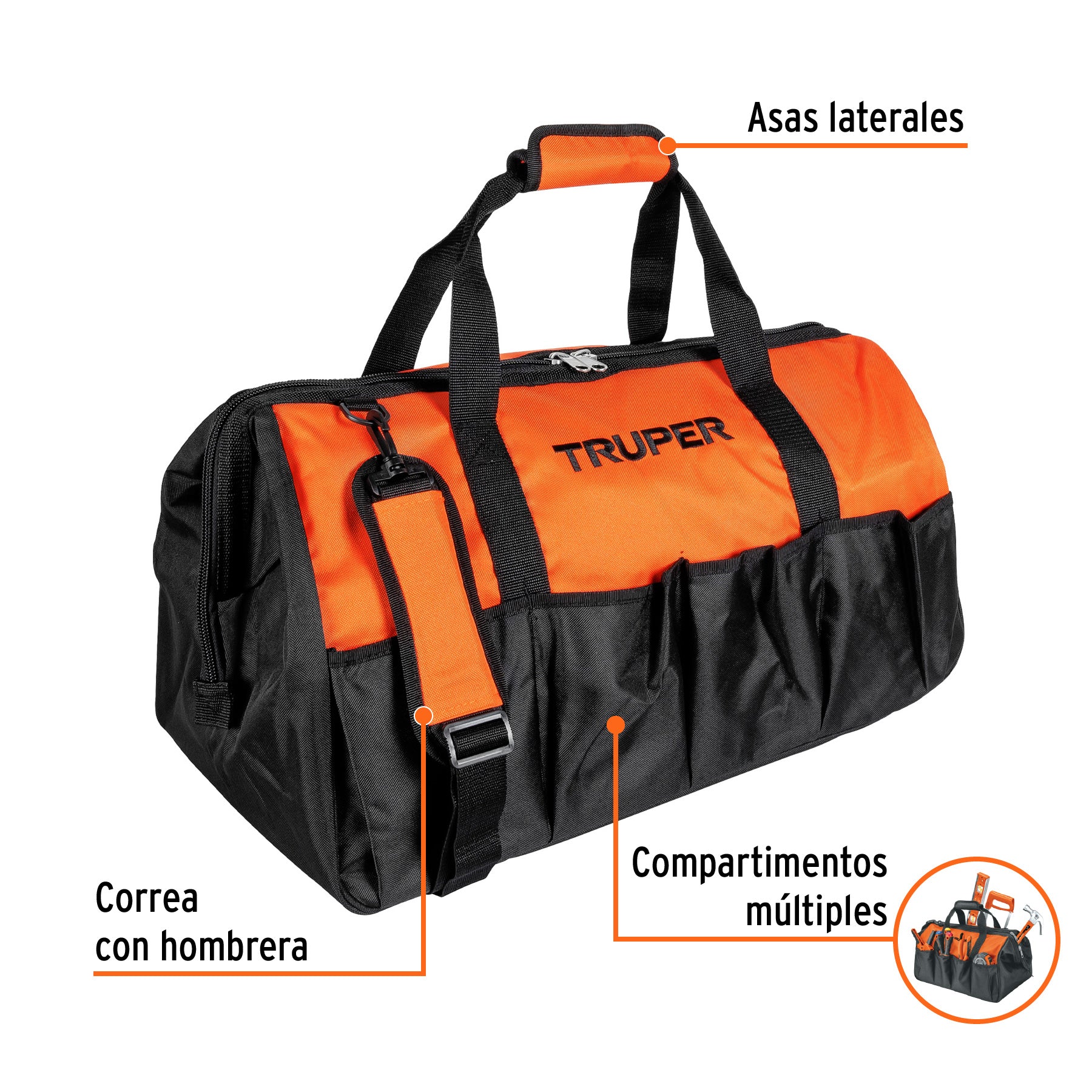 Maleta flexible portaherramienta 22"
