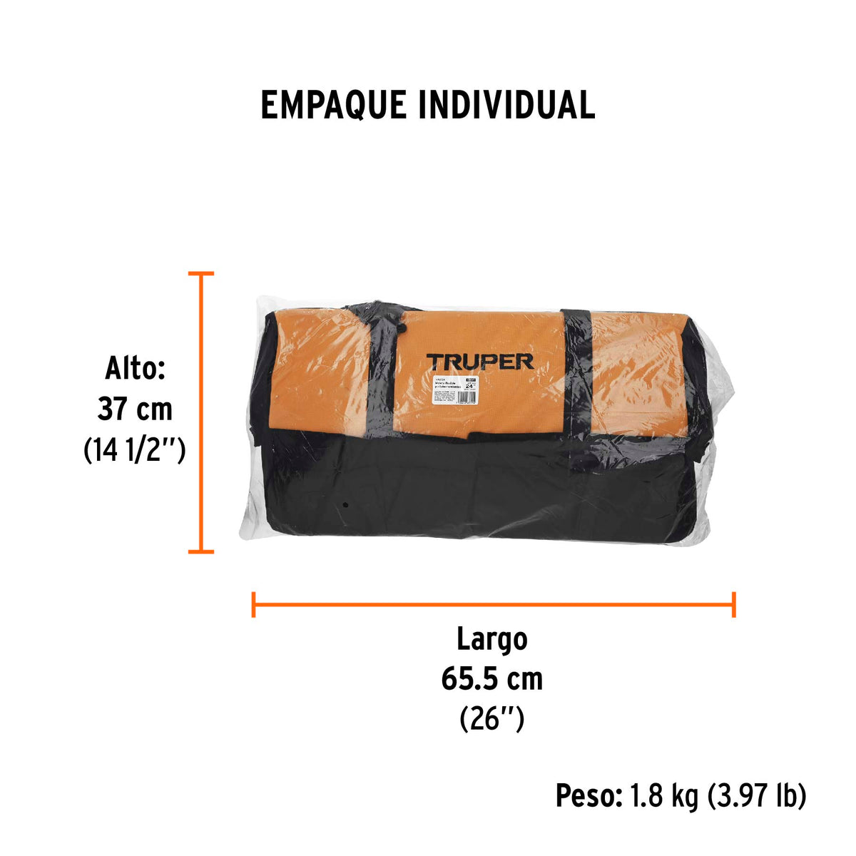Maleta flexible portaherramienta de 24"