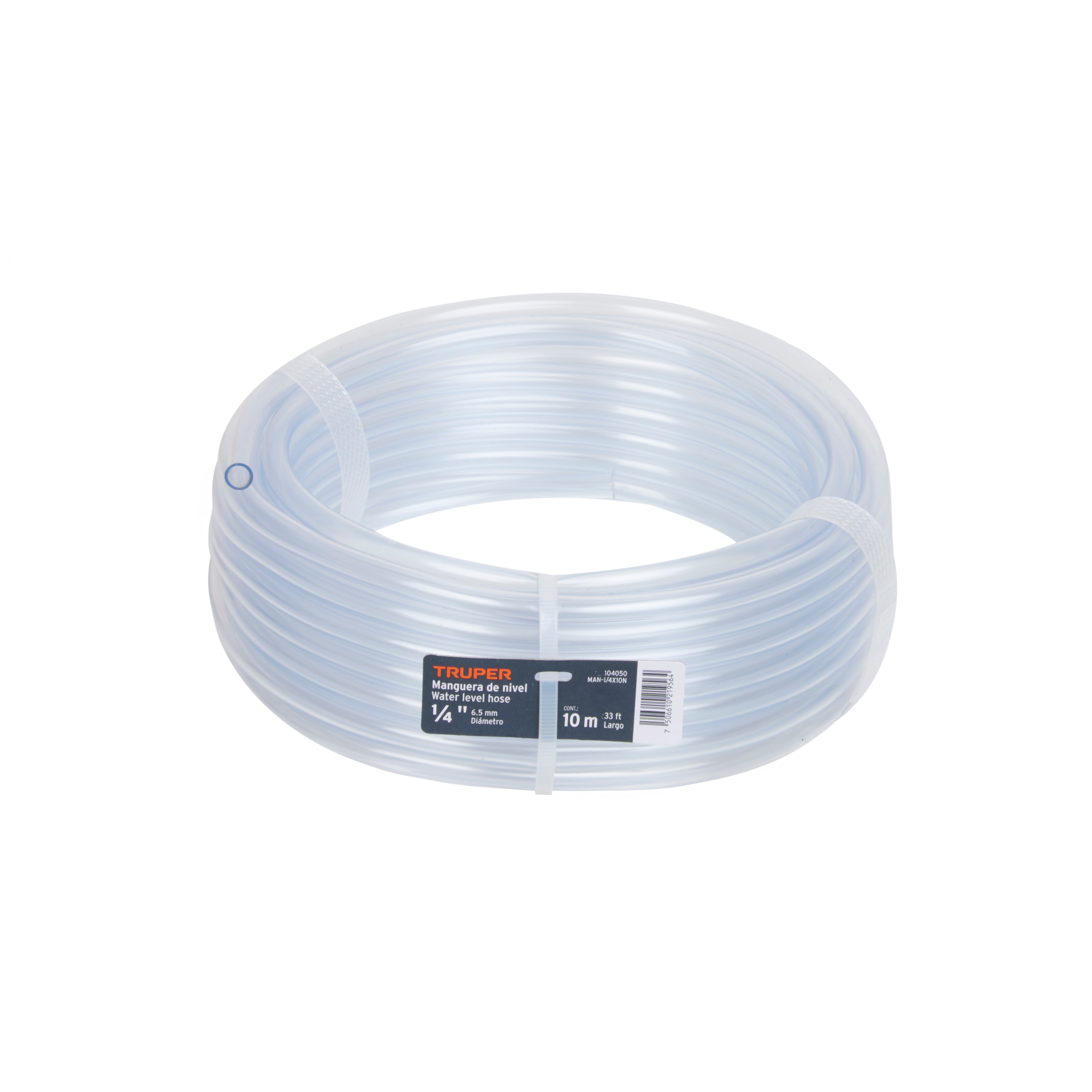 Manguera de Nivel, 1/4', rollo de 10m, TRUPER