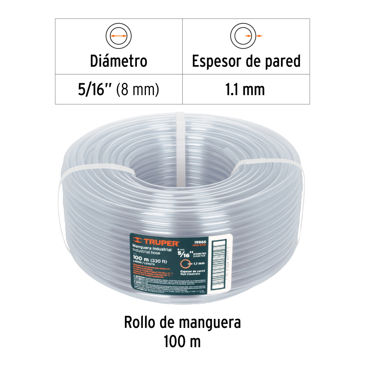Manguera 5/16", industrial