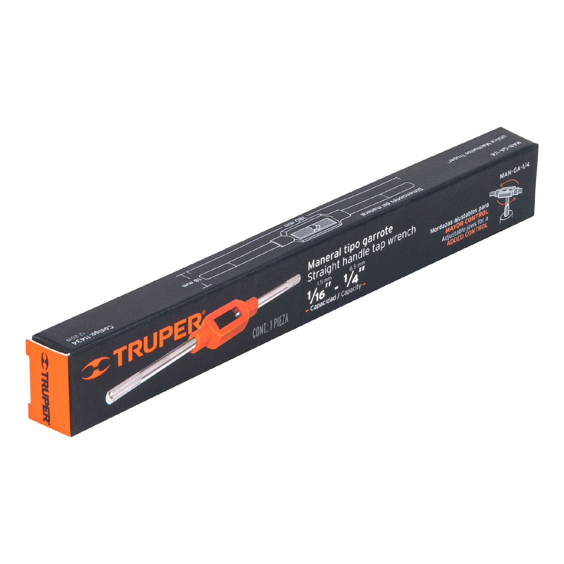 Maneral tipo garrote para machuelo 1/4"