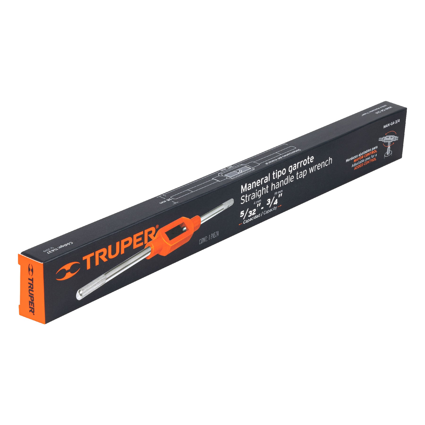 Maneral tipo garrote para machuelo 3/4"