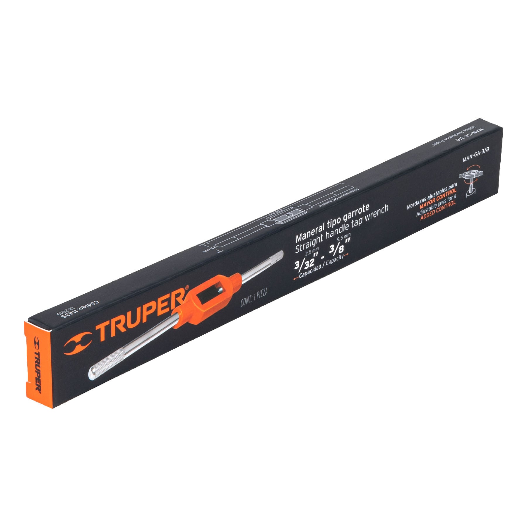 Maneral tipo garrote para machuelo 3/8"