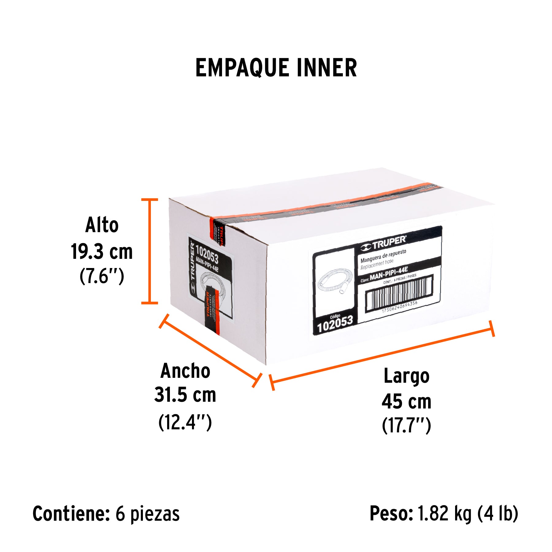 Manguera para PIPI-44E, Truper