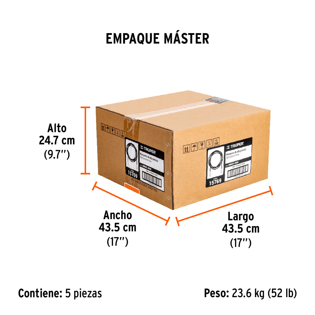 Manguera para hidrolavadora LAGAS-4000