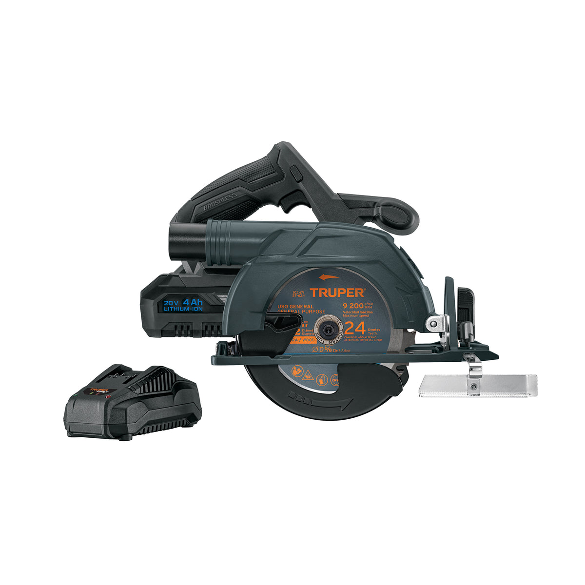 Sierra circular 6-1/2", 20V, 1 batería 4Ah, MAX