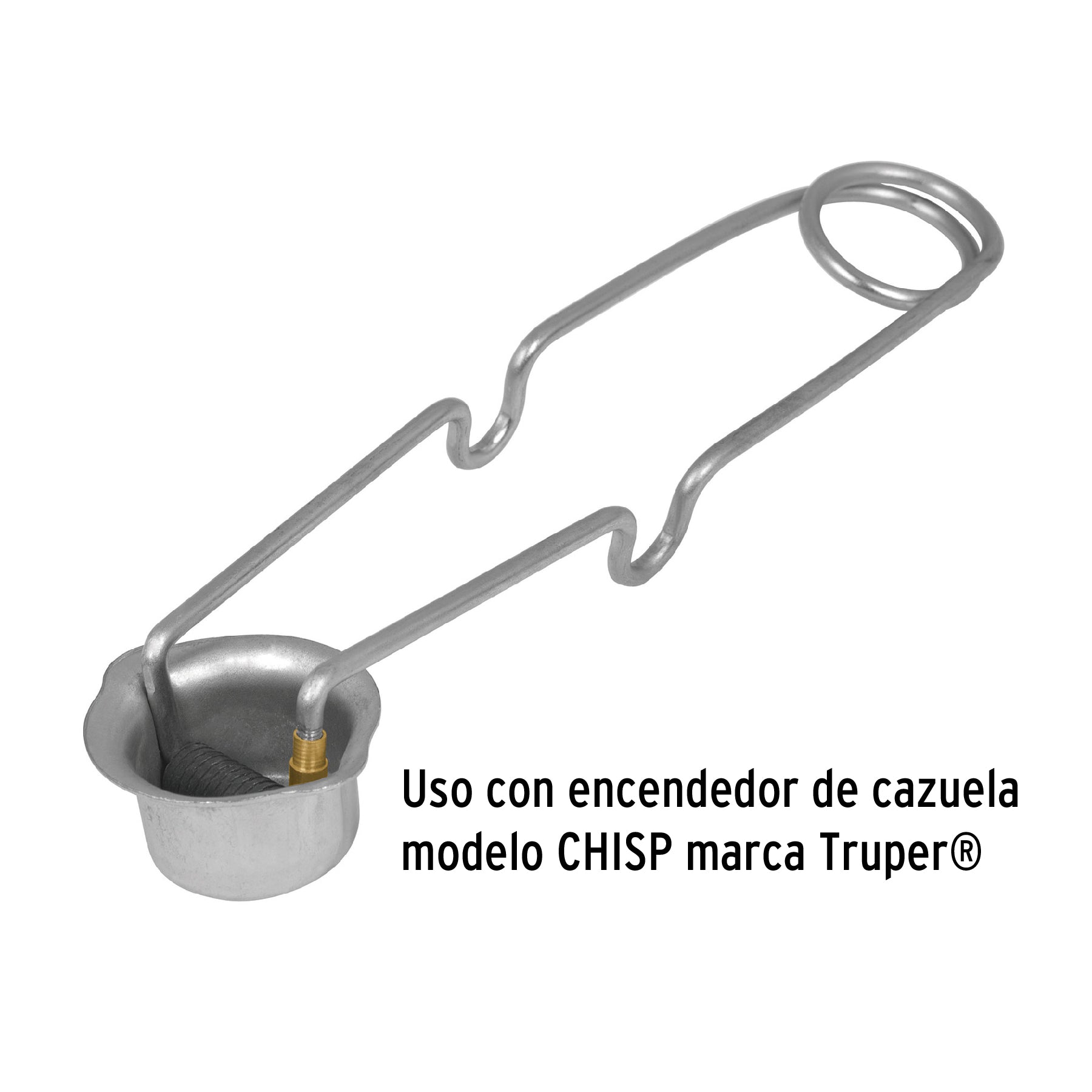 Mechero para lata de gas, 65 mm, roscada