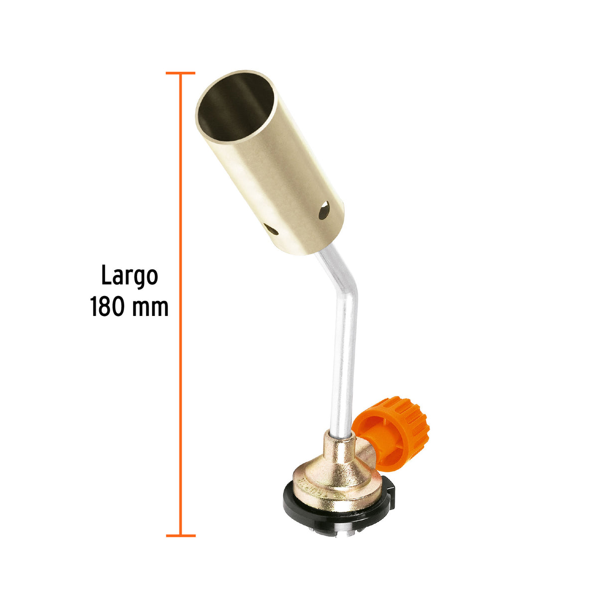Mechero para lata de gas , 65 mm, 1/4 de vuelta