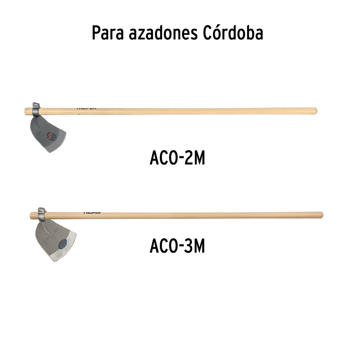 Mango de repuesto 54' para azadones Córdoba, Truper