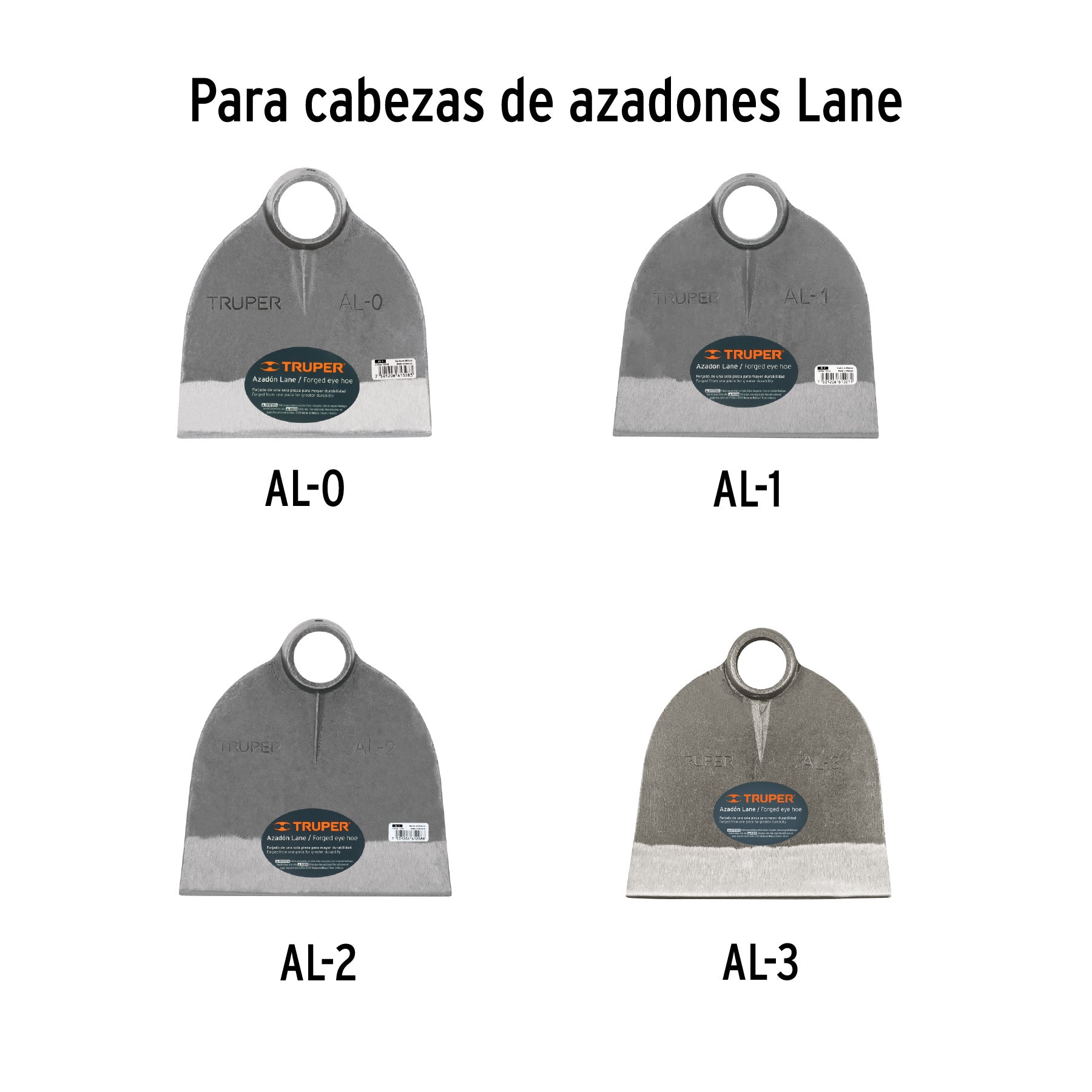 Mango de acero 54', repuesto para azadones lane y martillo