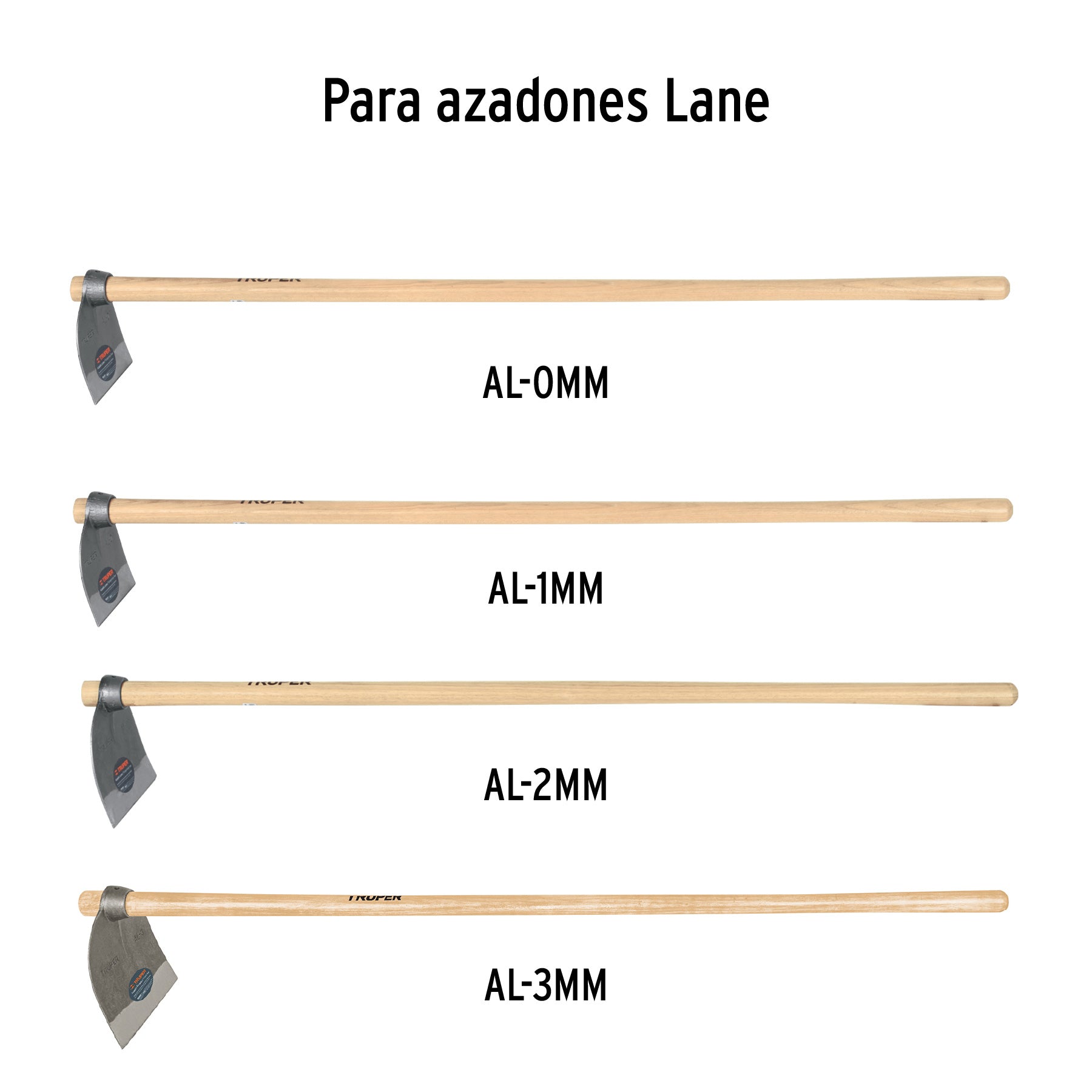 Mango de repuesto para azadón lane 54"