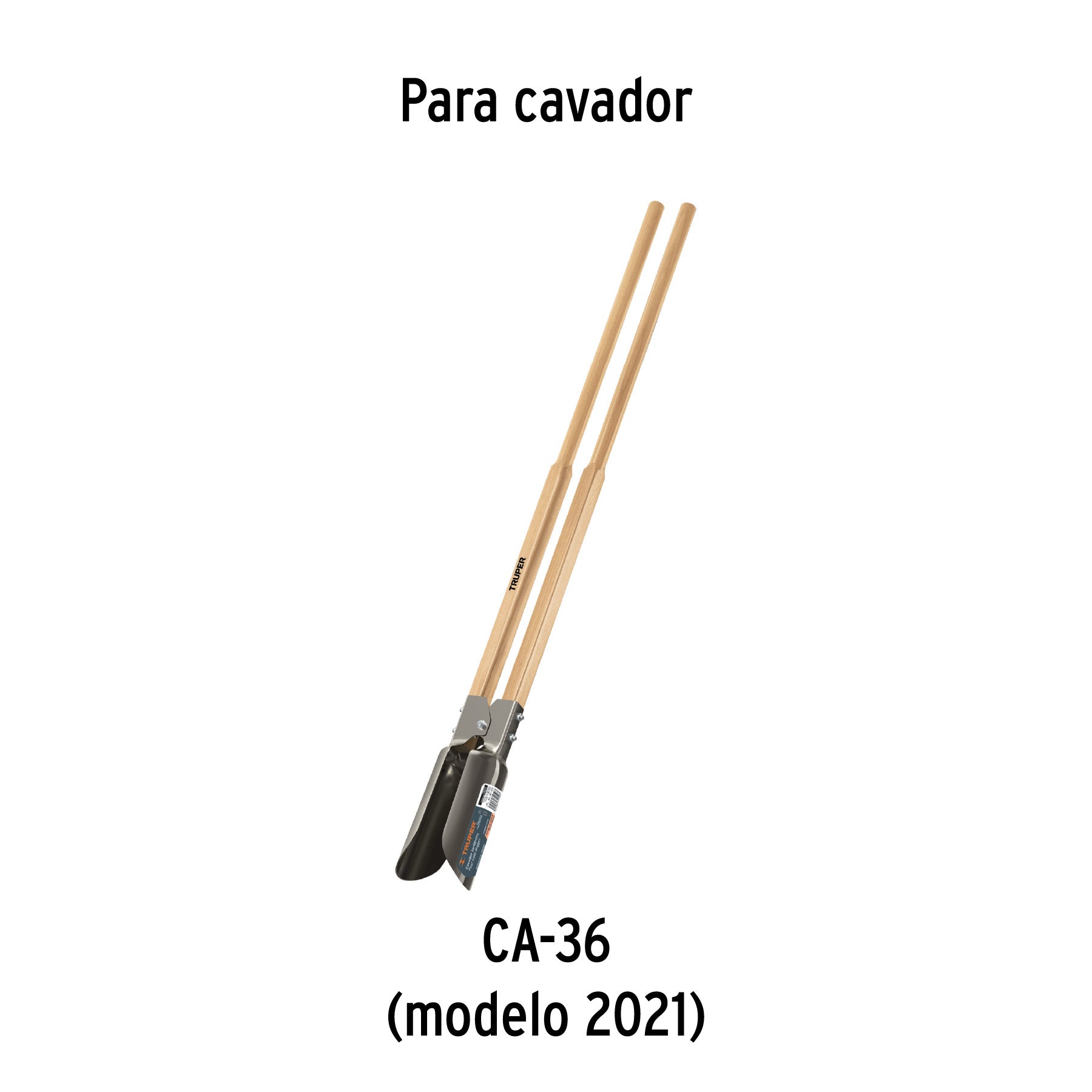 Mango redondo de repuesto para cavador, ca-36, 45"