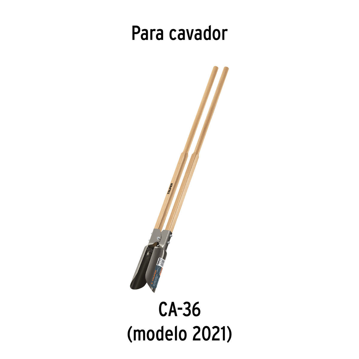 Mango redondo de repuesto para cavador, ca-36, 45"