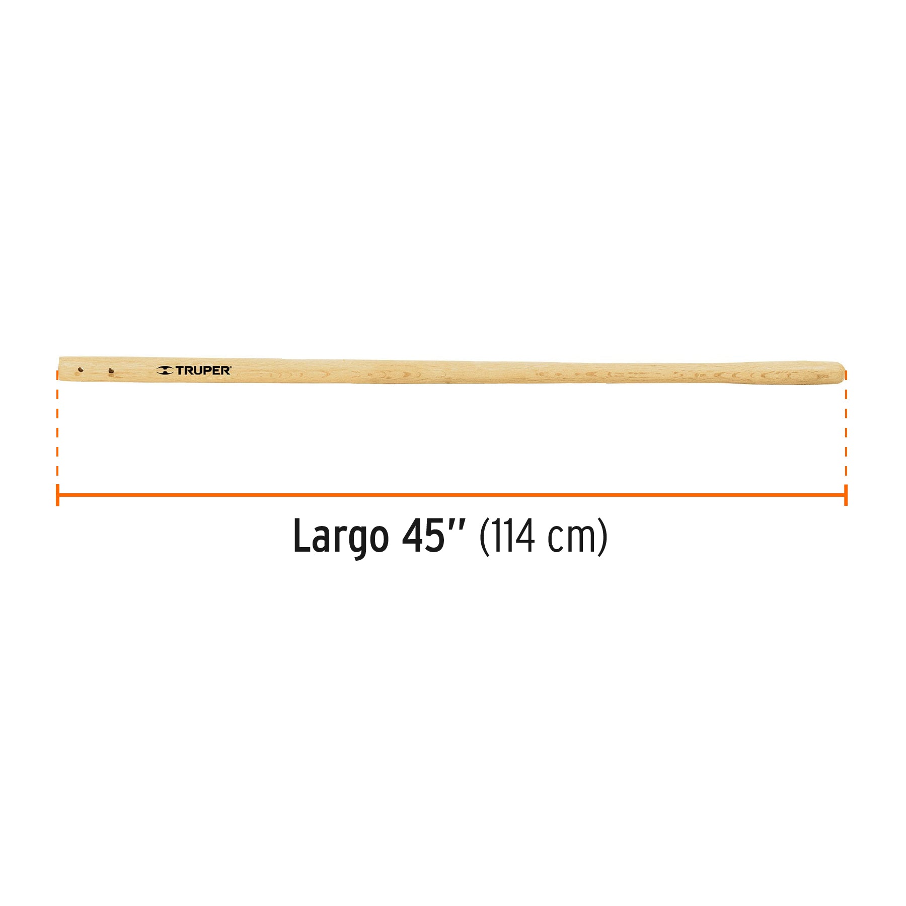 Mango redondo de repuesto para cavador, ca-36, 45"