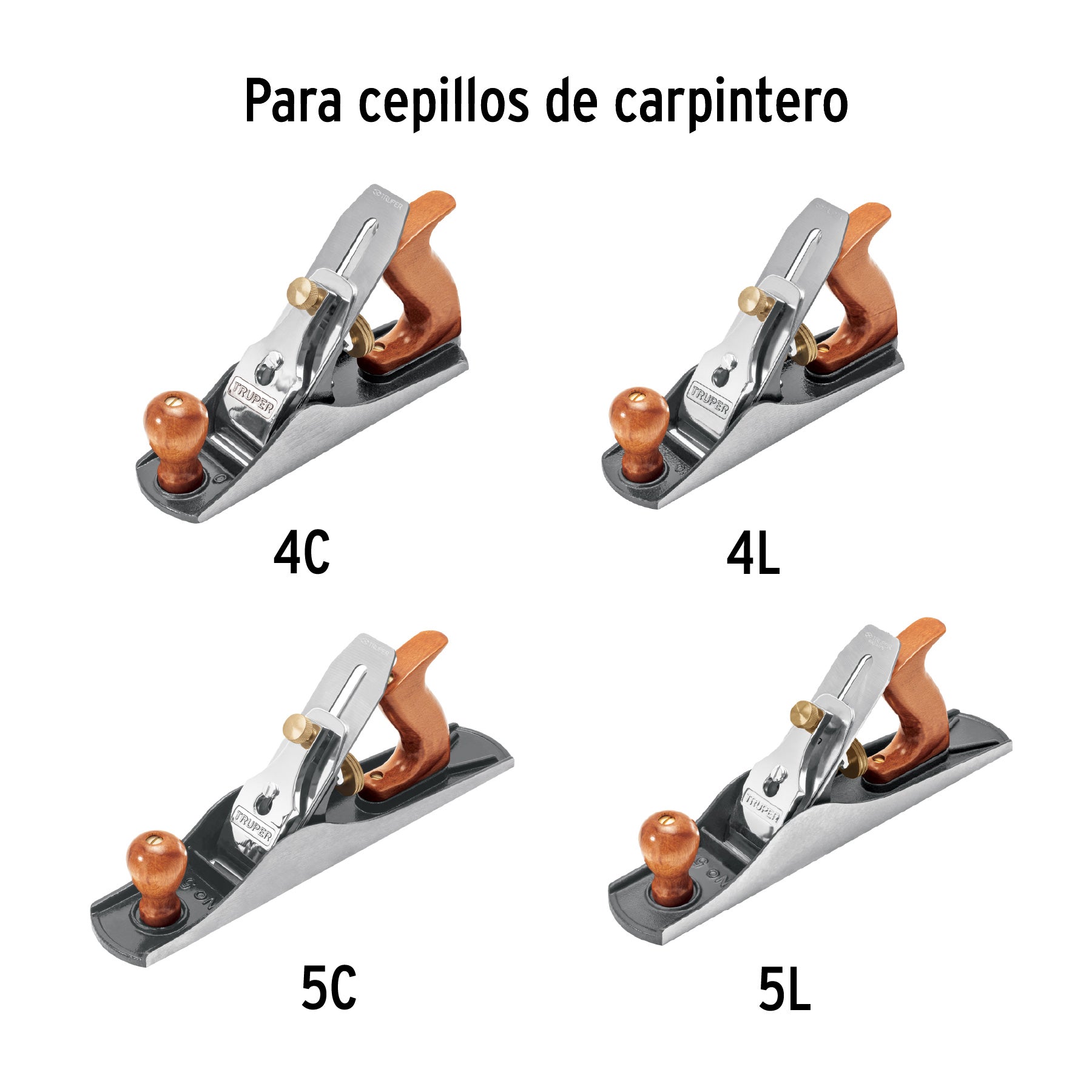 Manija de repuesto para cepillos de carpintero