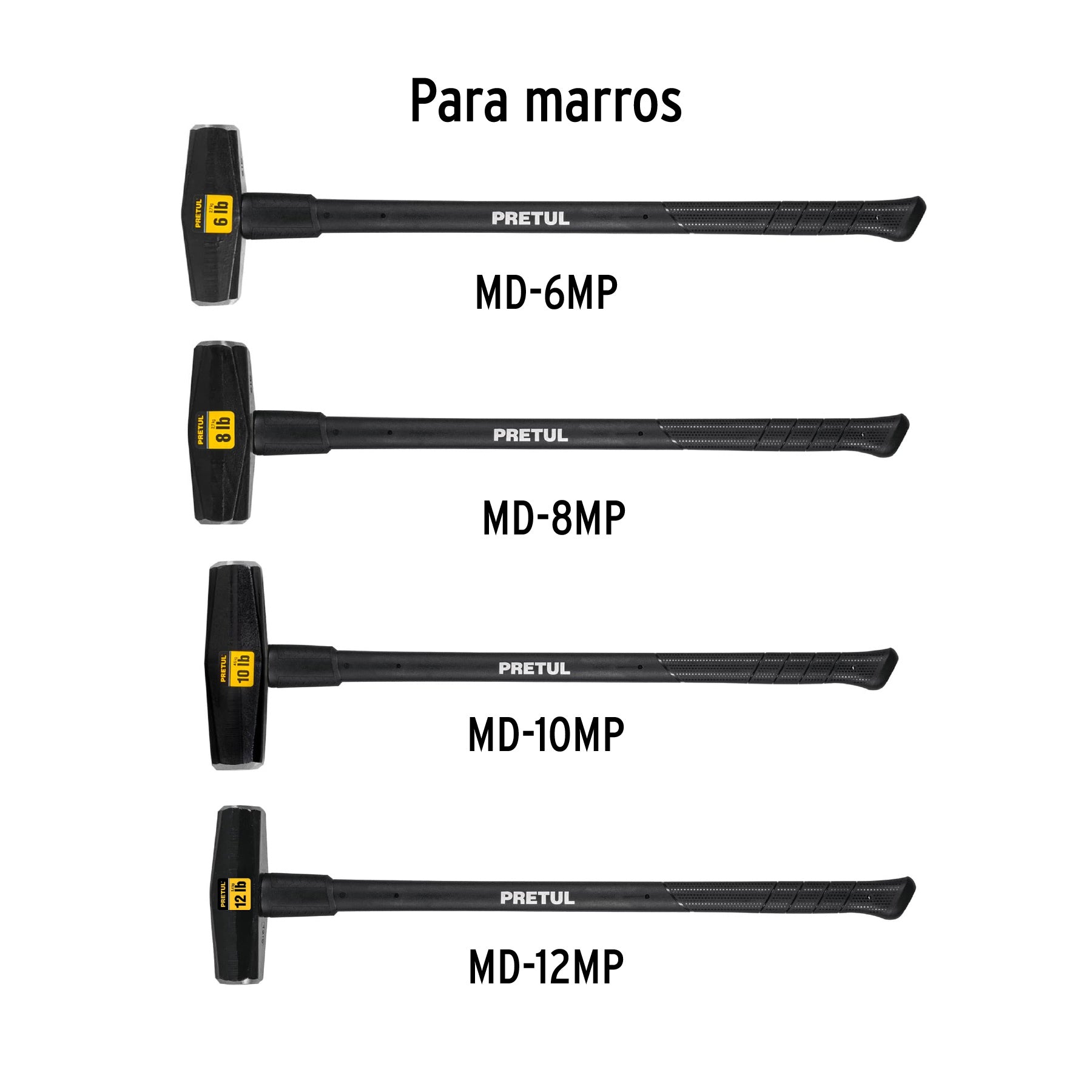 Mango de repuesto para marros de 6 a 16 lbs, 35"