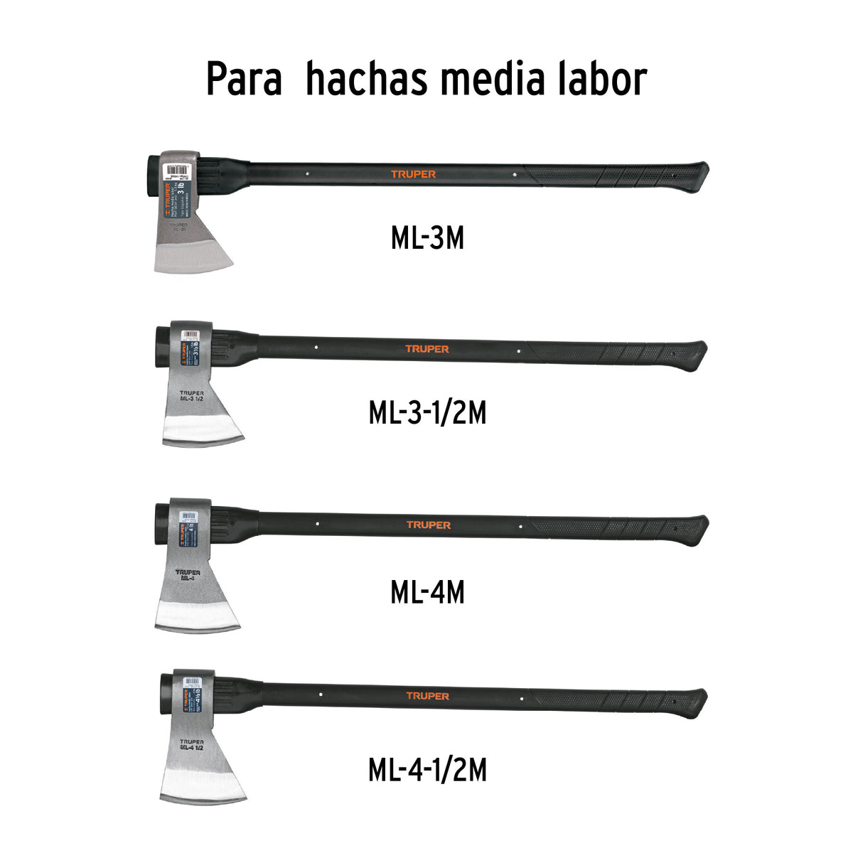 Mango de repuesto para hacha media labor y labor entera, 36"