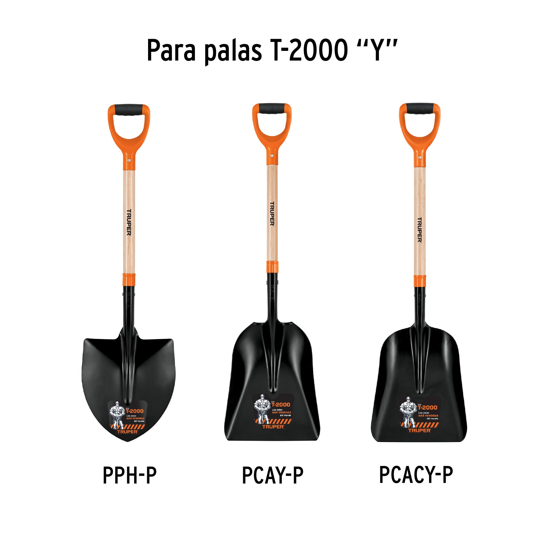 Mango de repuesto para pala promo "y", 25"