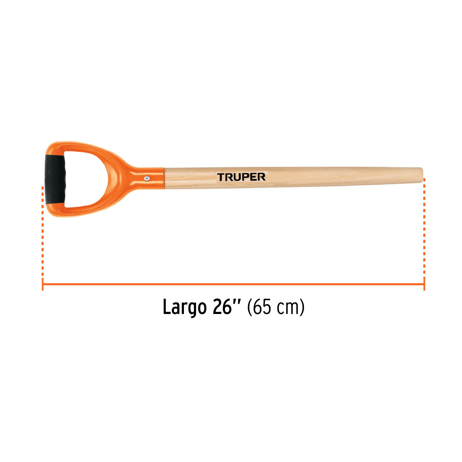 Mango de reposición para pala T-2000, puño recto 'Y', 26?