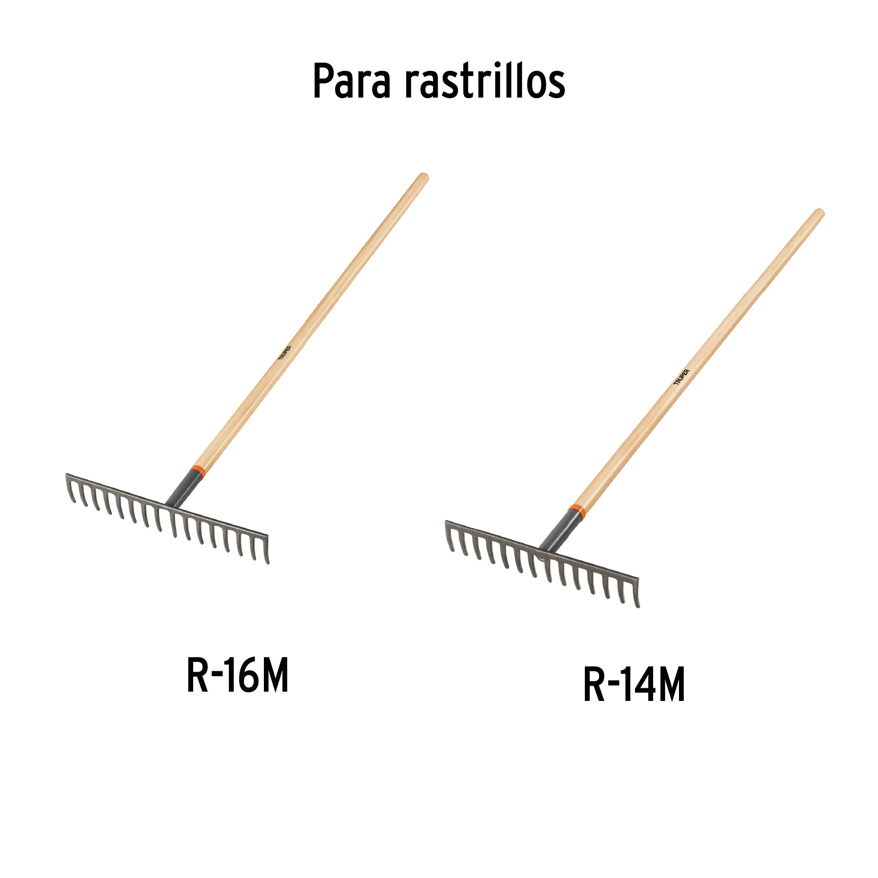 Mango de repuesto para rastrillo, r-16m, 60"