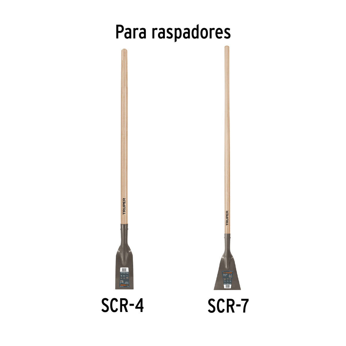 Mango de repuesto para raspador, mango largo, 54"