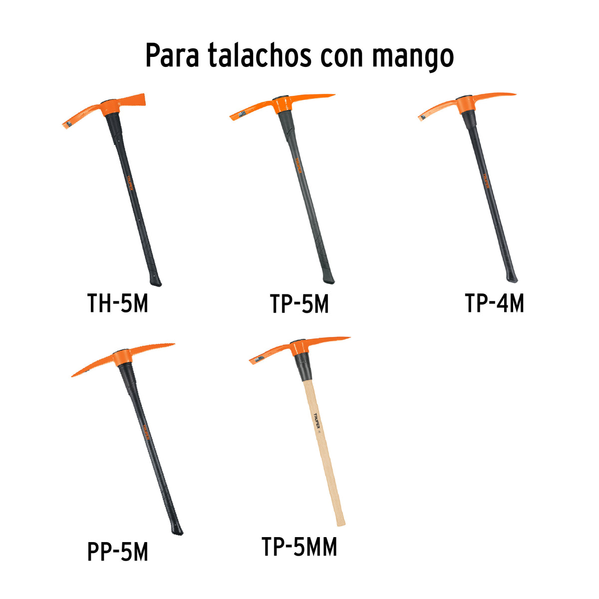 Mango de repuesto para zapapico de 5 y 7 lbs, 36"