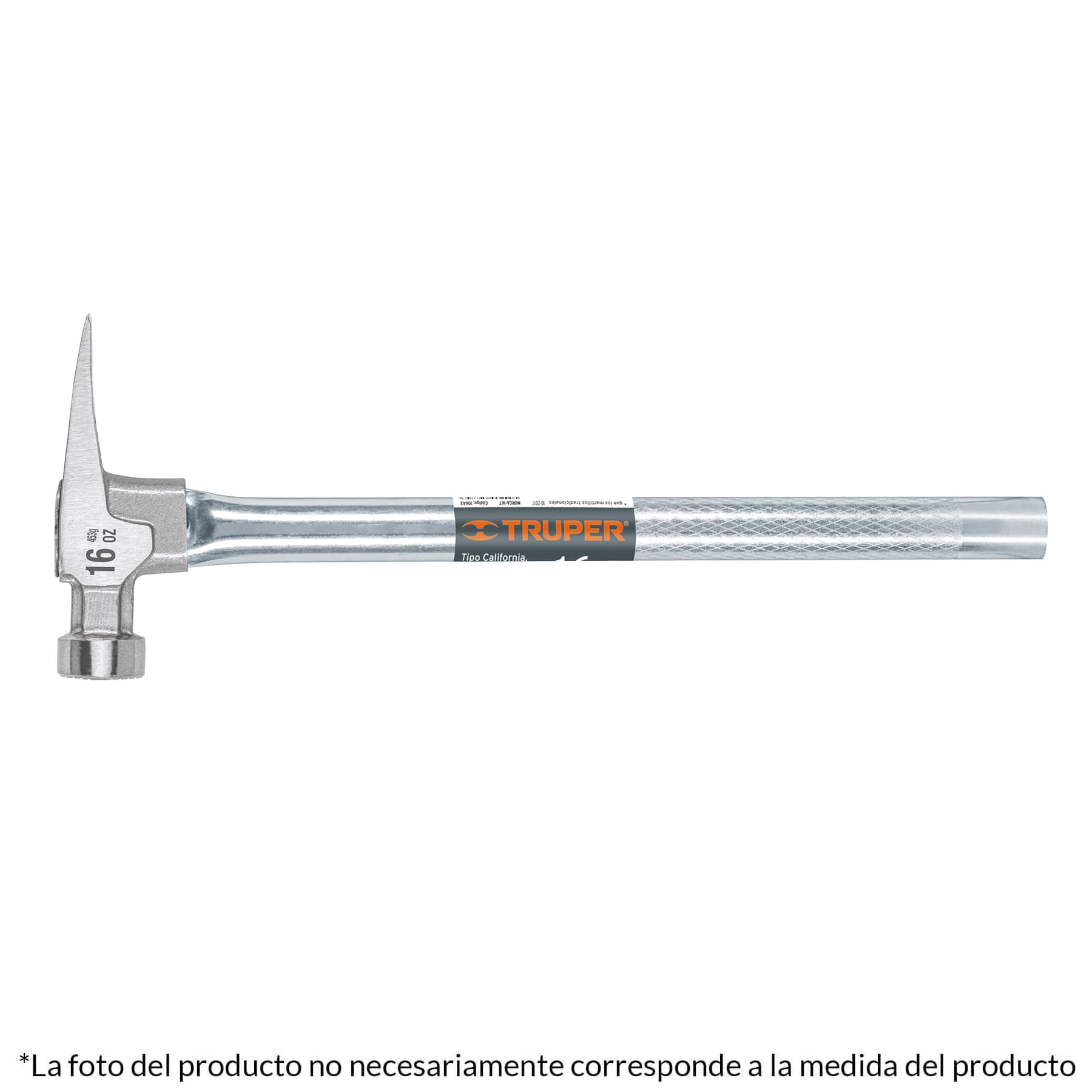 Martillo California Ripper, boca fresada, 20 oz, mgo.tubular