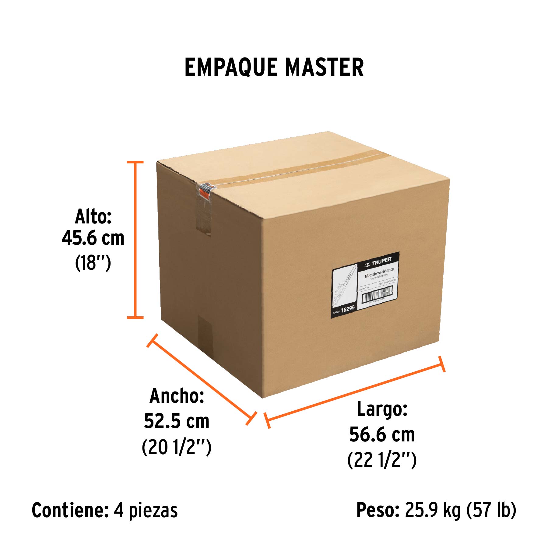 Motosierra eléctrica 18"