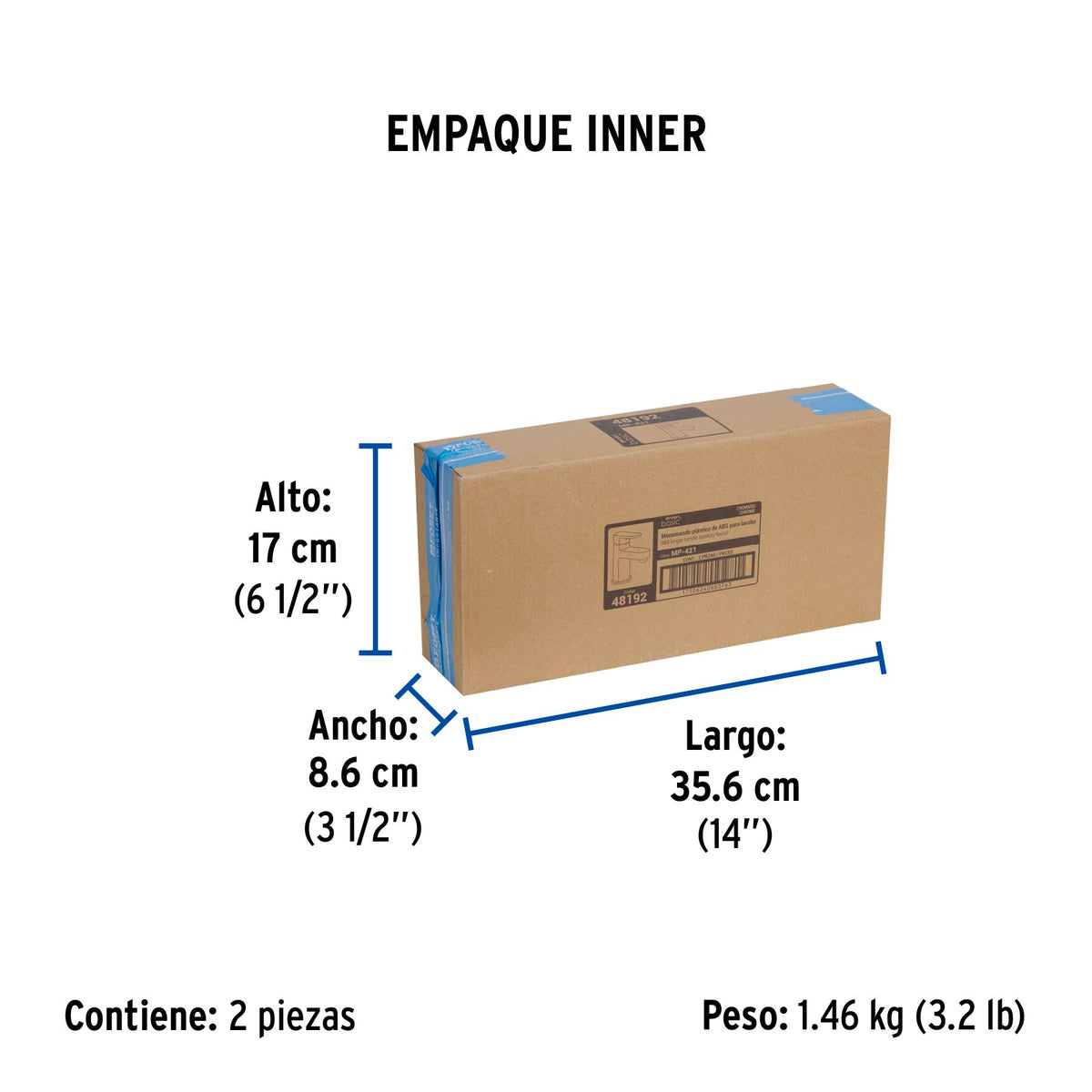 Monomando de ABS para lavabo, Basic
