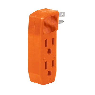 Multicontacto triple aterrizado, tipo "F" reforzado, Volteck