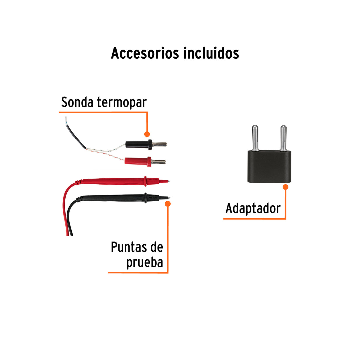 Multimetro profesional con RMS verdadero y auto rango Deluxe