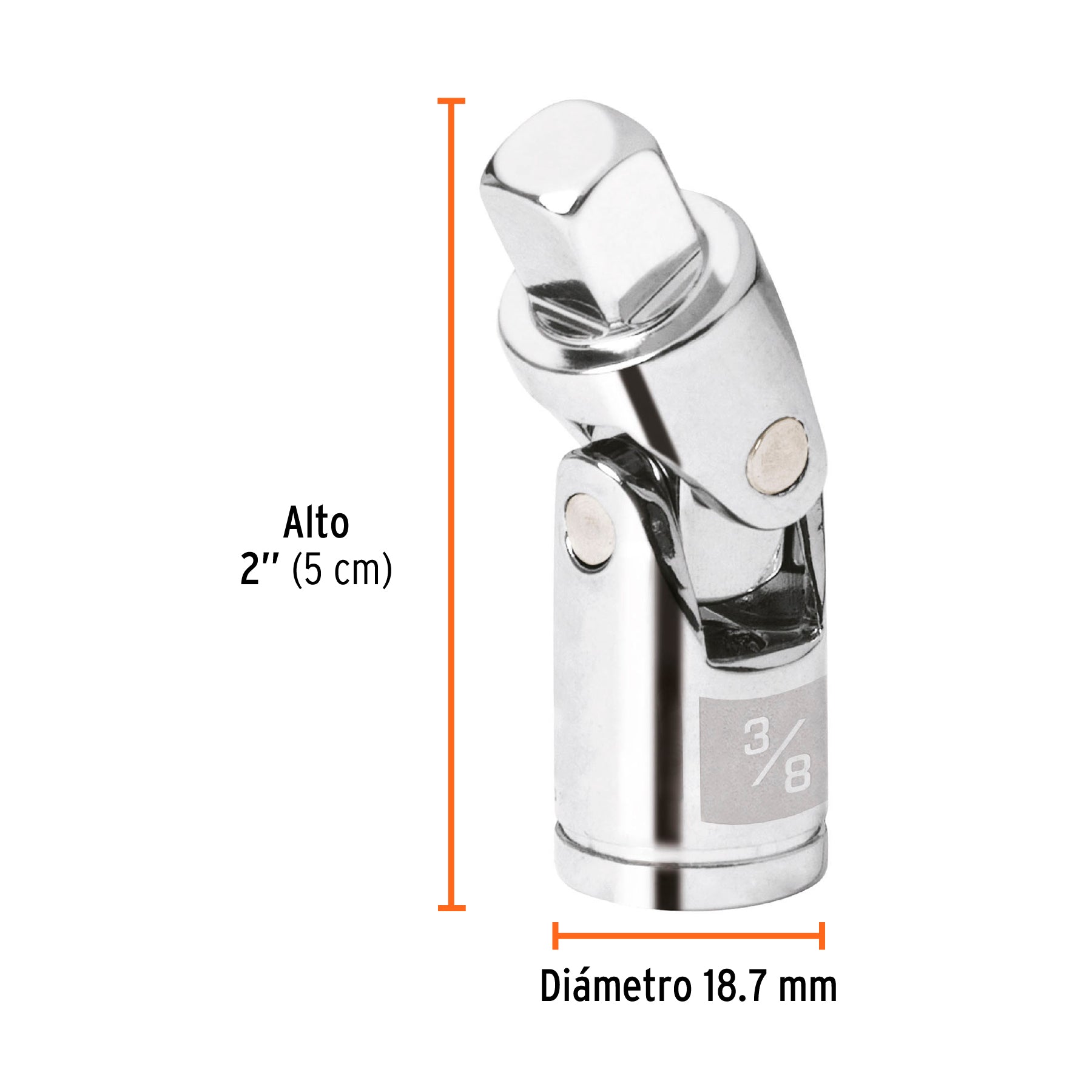 Nudo universal para dados cuadro 3/8"