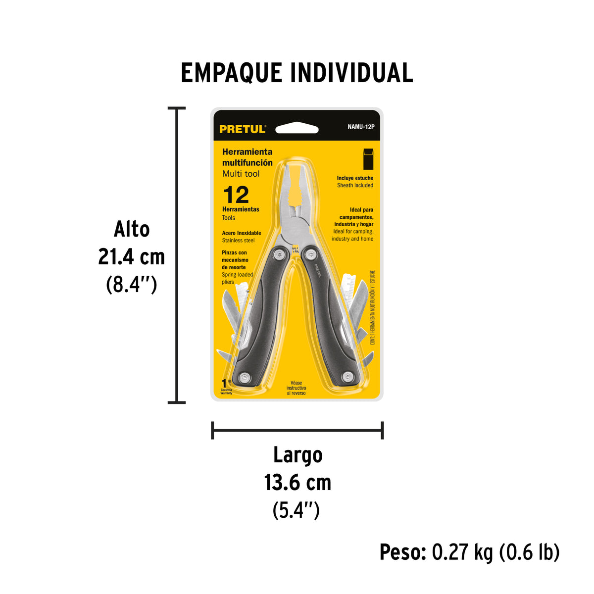 Multiherramienta 12 funciones, Pretul